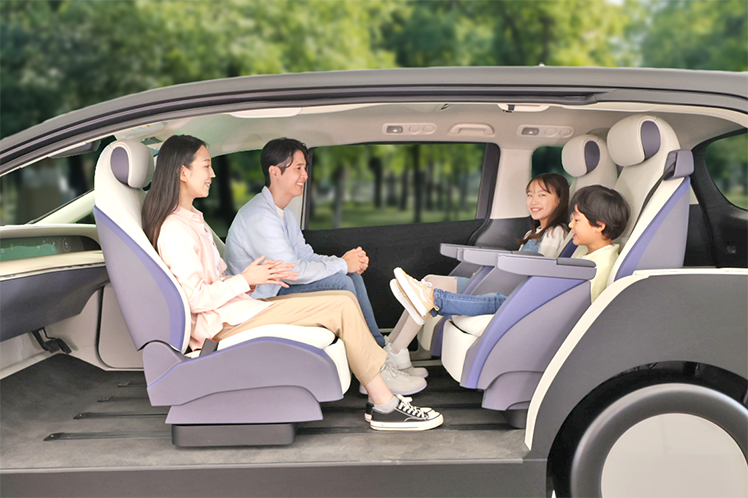 Image of the face-to-face mode arrangement of the Family Comfort Cabin