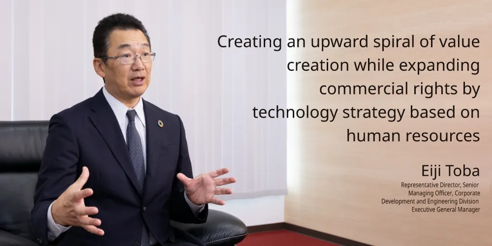 Corporate Development and Engineering Officer Interview Eiji Toba